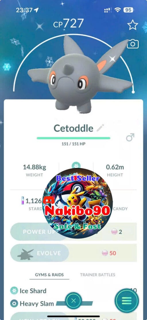 Pokémon Go Shiny Cetoddle