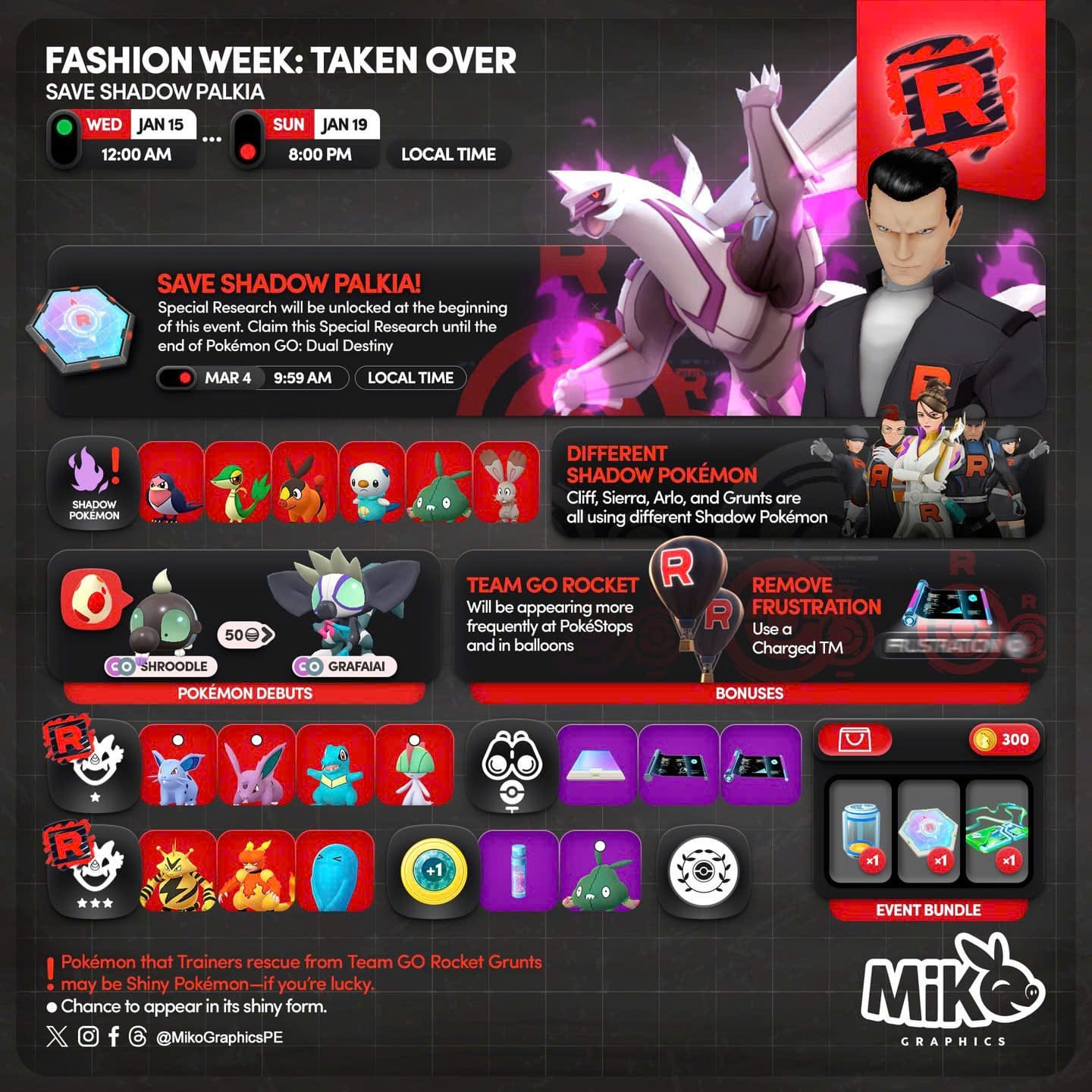 Pokémon Go FASHION WEEK TAKEN OVER