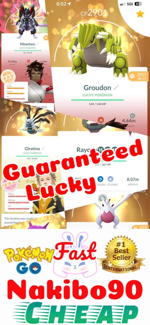 Pokémon GO Lucky Trade Service Cheap – Guaranteed to get Lucky Pokemon (Read Describe) - Very Fast - Very Cheap - Nice Lucky Pokemon