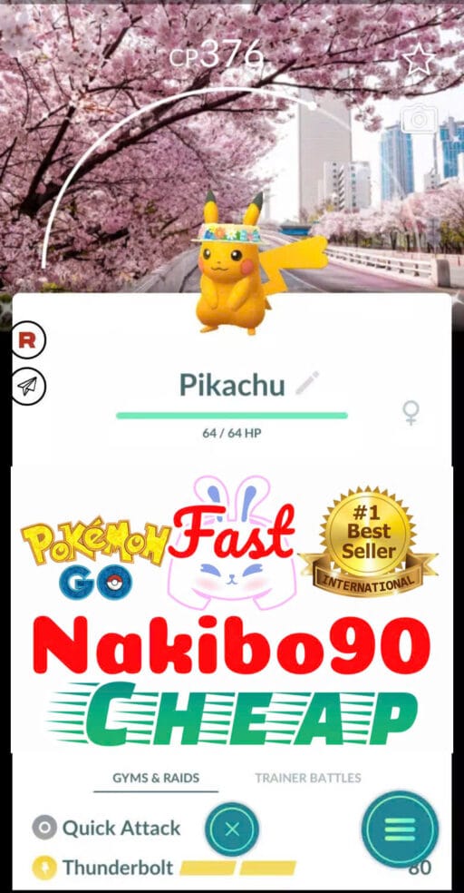 Pokémon Go Shiny Pikachu Flower Hat Background Spring Blossom