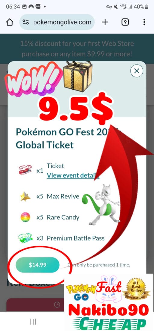 Pokémon Go Fest 2025: Global Ticket - Very Cheap (Read Describe)
